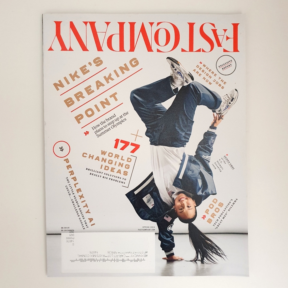 Fast Company Magazine Spring 2024 Edition Nike,Perplexity AI & More